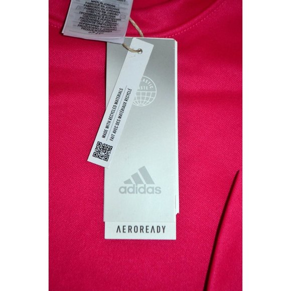 ADIDAS TRAINING Women's Aeroready GG Crewneck Sweatshirt‎ SIZE XS Pink NWT - Picture 7 of 8